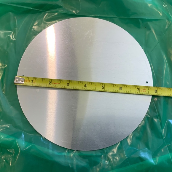 Pan Am Airlines Airport Wall Decor Metal Aluminum Sign Retro Round 8" - Picture 2 of 2